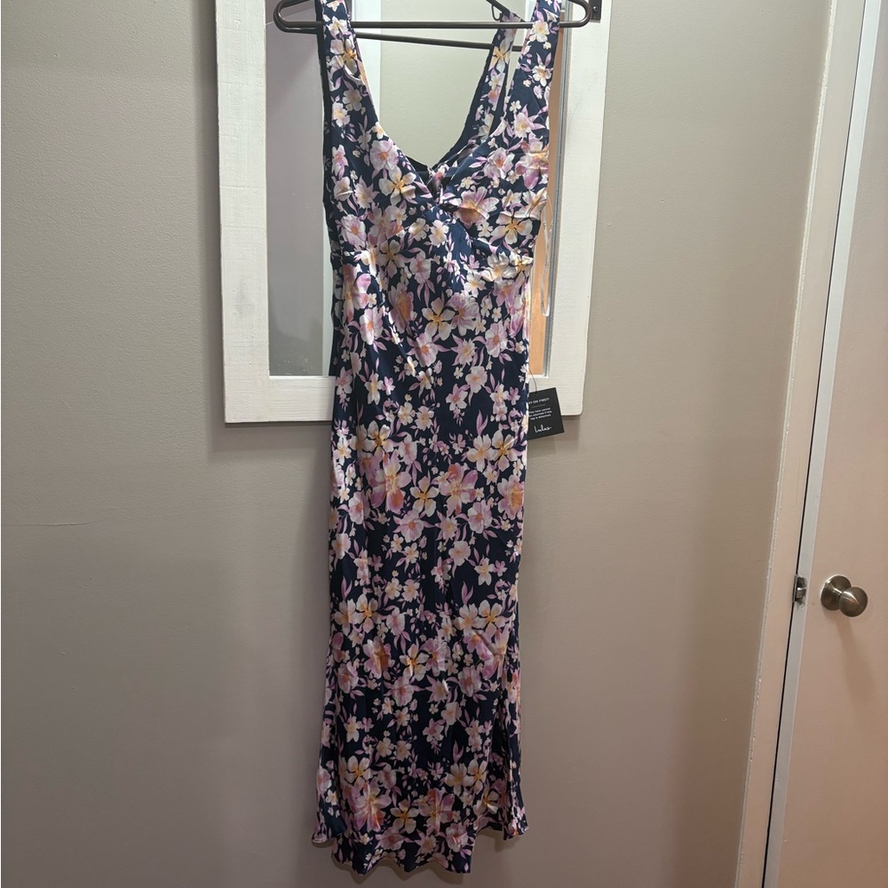 Lulus Midi Floral Dress